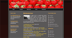 Desktop Screenshot of mahabaleshwarinfo.com